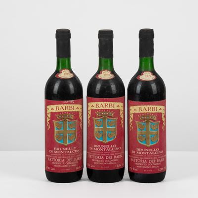 Brunello Di Montalcino, Fattoria Dei Barbi, 1979, 3 bottiglie (75cl)