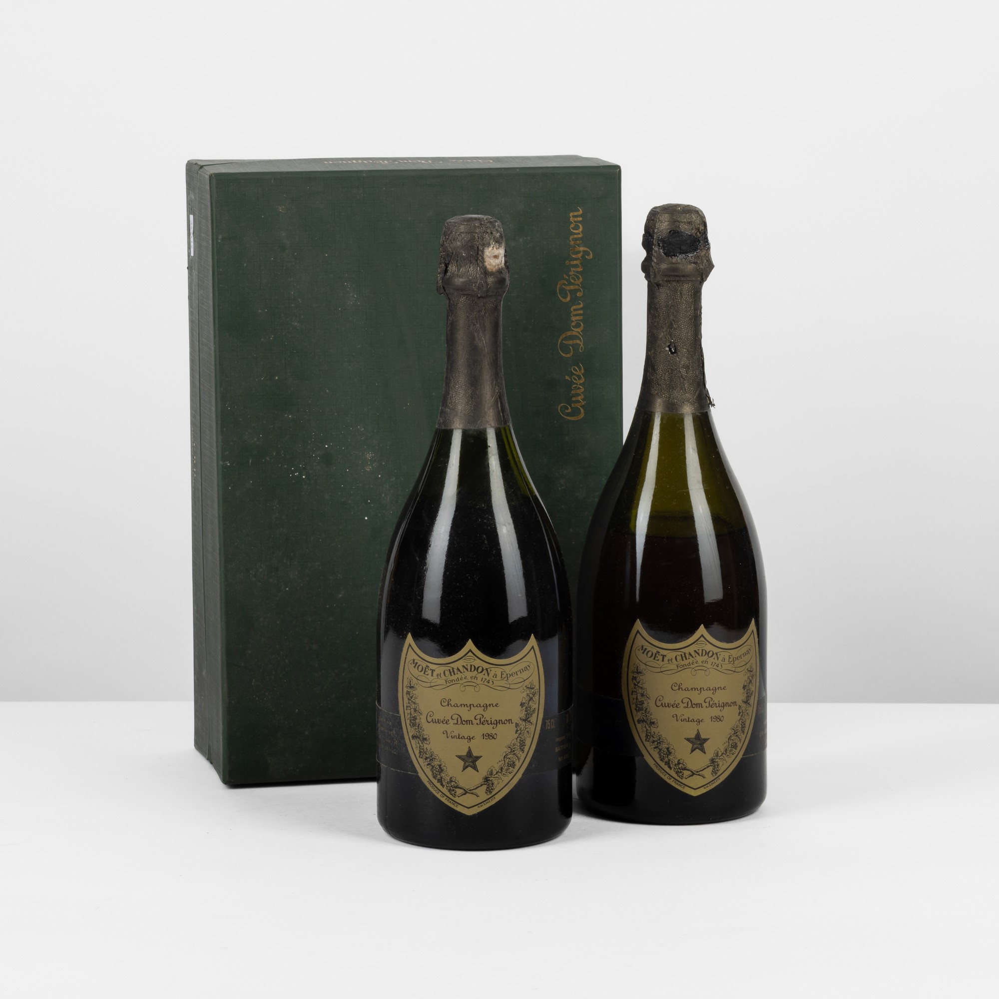 Moet & Chandon, Dom Perignon 1980, 2 bottiglie da 75 cl