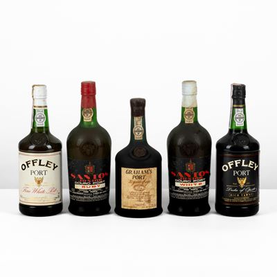 Porto, Selezione di 5 bottiglie e 1 magnum