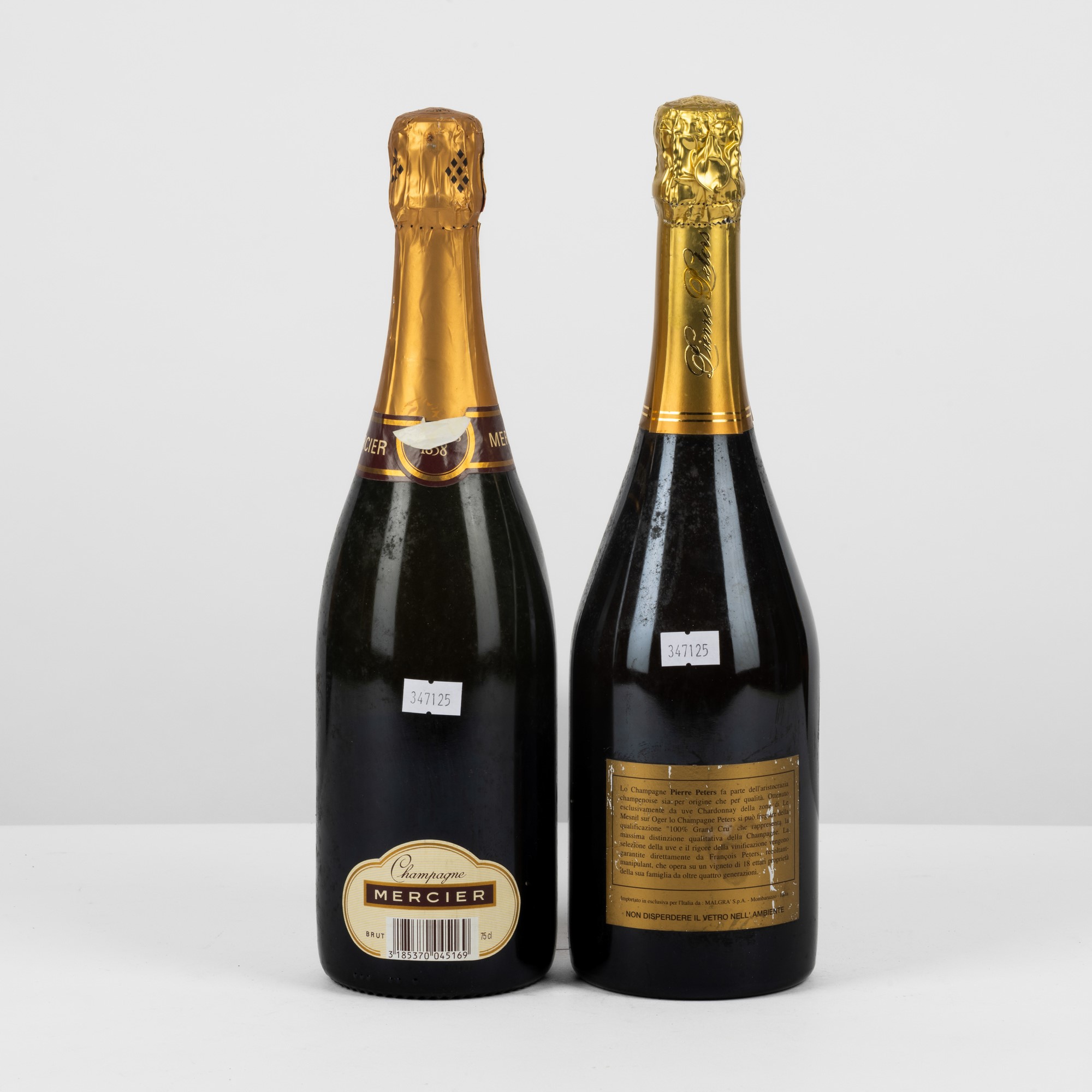 Mercier, Champagne Brut e Pierre Peters, Champagne 1997