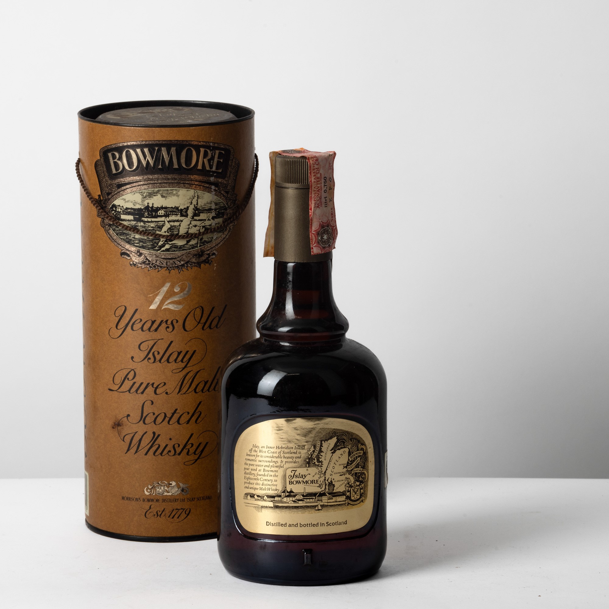 Bowmore, 12 Years Old Pure Malt Scotch Whisky, 43% Vol, 75cl