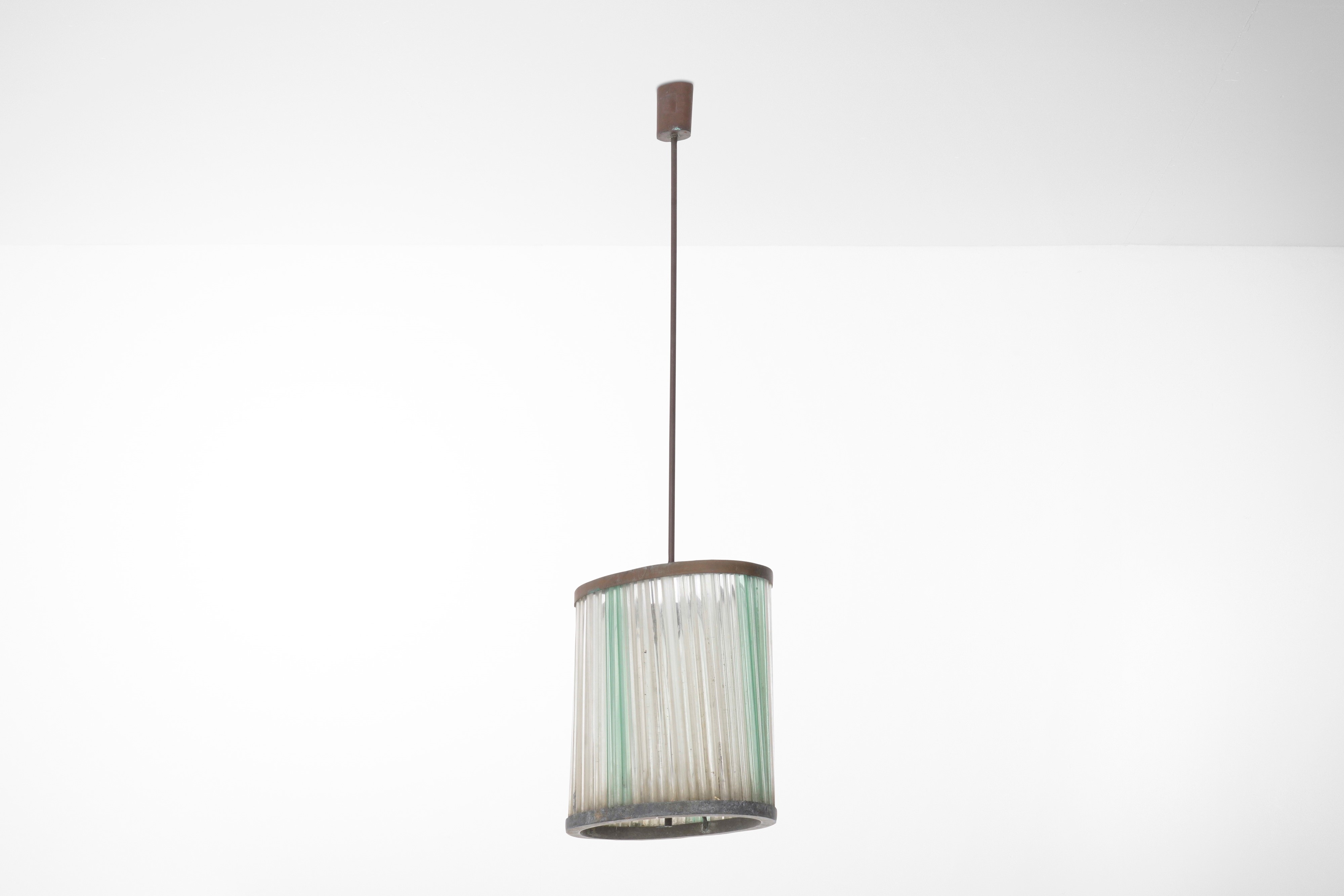 Venini - Lampada a sospensione in vetro di Murano