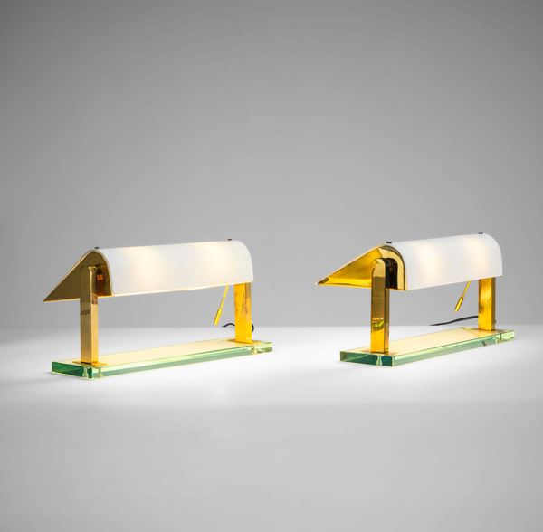 Due lampade da tavolo mod. 408