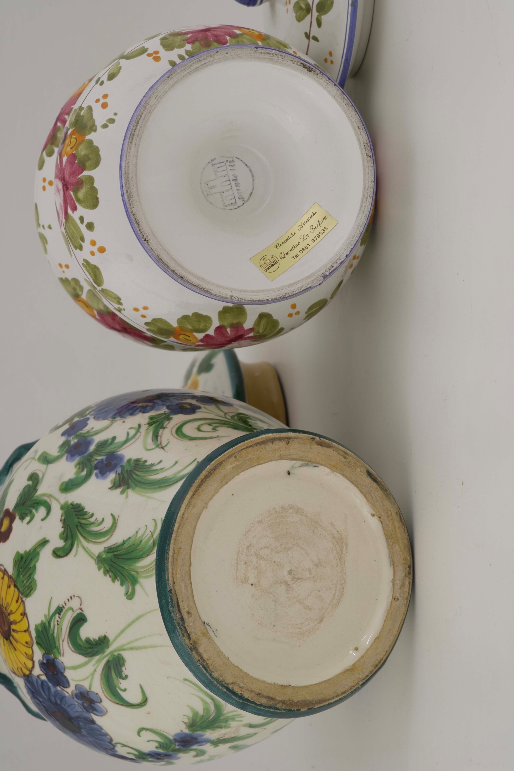 Orcioli, vasi, stoviglie, XX secolo.