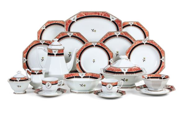 Servizio da tavola “Villa Hadrien” Francia, Limoges, Ancienne Manufacture Royal, 1991-1997 