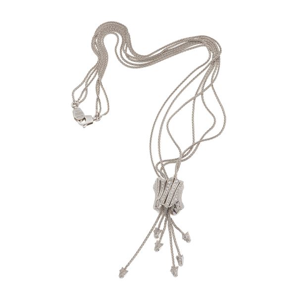 Damiani. Collana "Sahara" con diamanti taglio brillante