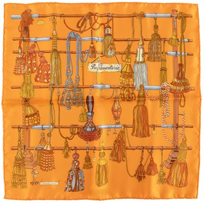 Hermès, Foulard Gavroche "passementerie"