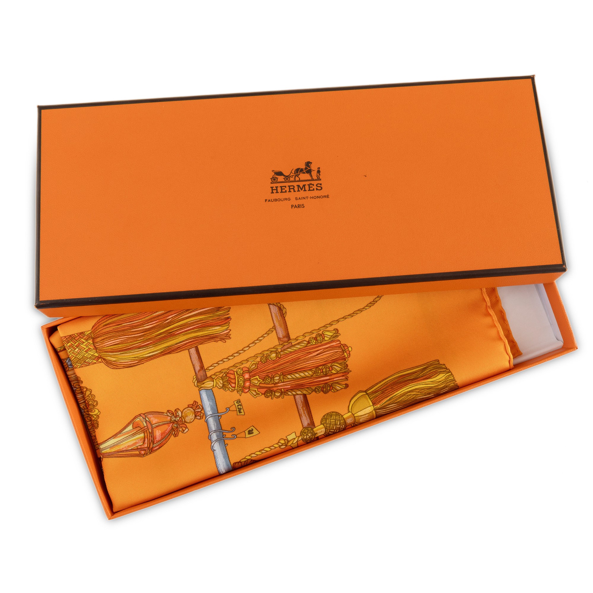 Hermès, Foulard Gavroche "passementerie"