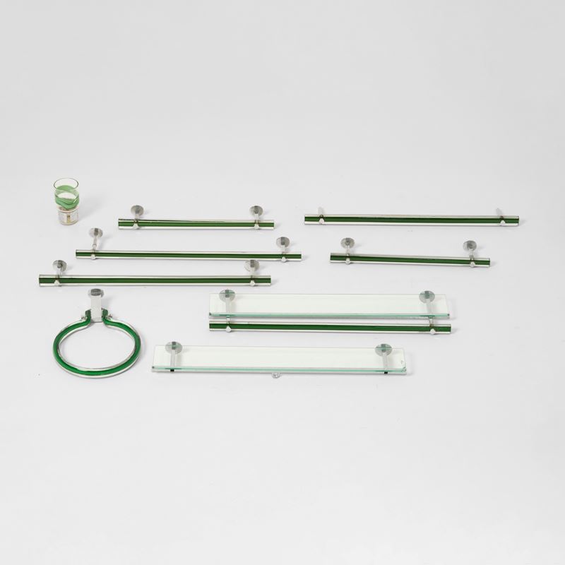 Venini : Set da bagno  - Asta Arredi del XX secolo - Cambi Casa d'Aste