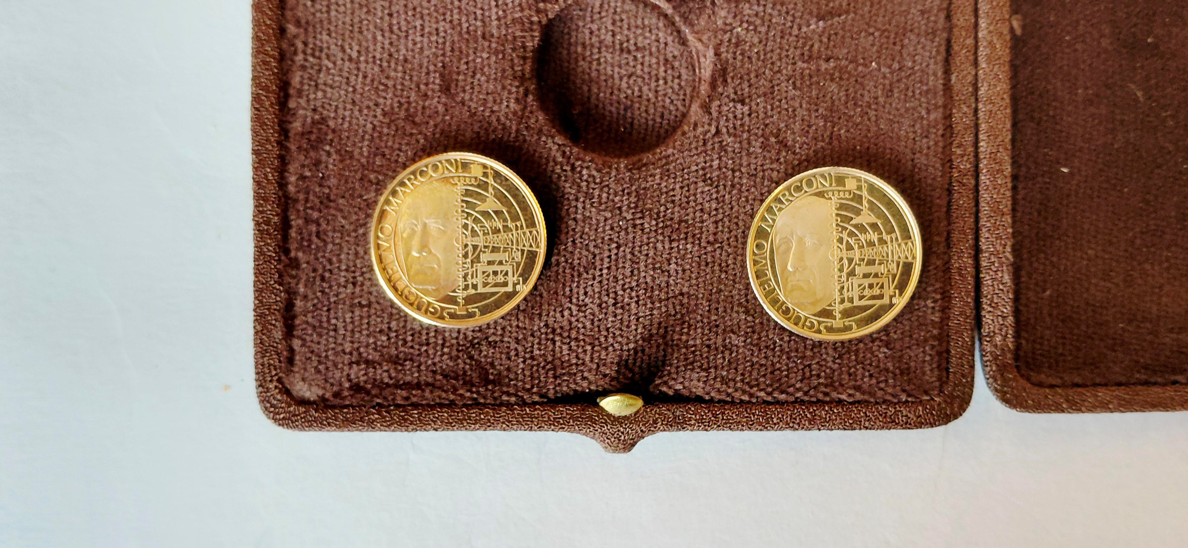 Repubblica Italiana, Lotto di due medaglie commemorative per il centenario della nascita di Gugli...