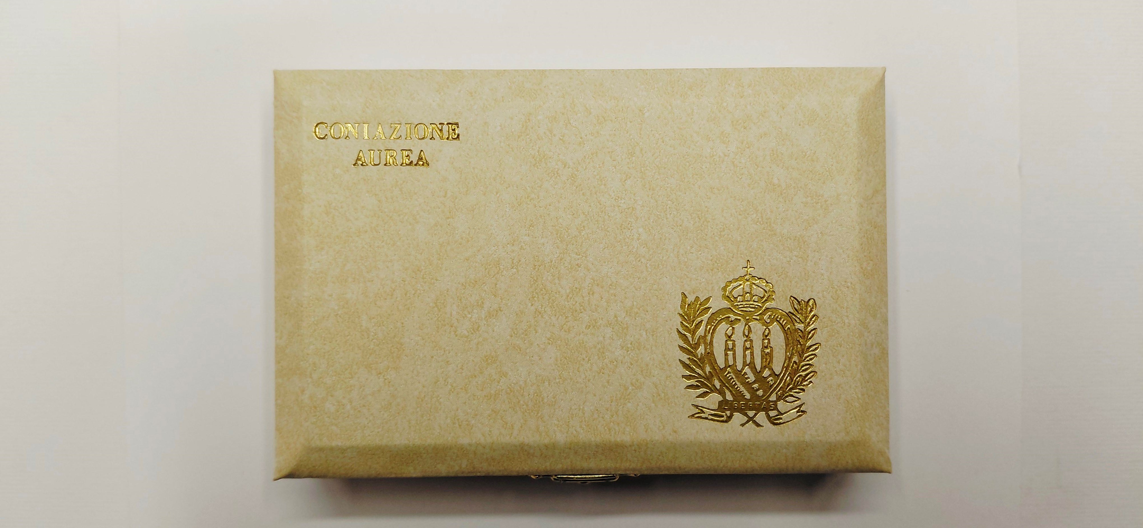 San Marino, Lotto di due monete commemorative in oro del 1977