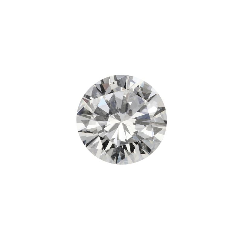 Brilliant-cut diamond weighing carats 3.08, K color, clarity VVS1 flourescence none. Gemmological Report CISGEM n. 30910IAAB  - Auction Fine Jewellery - Cambi Casa d'Aste