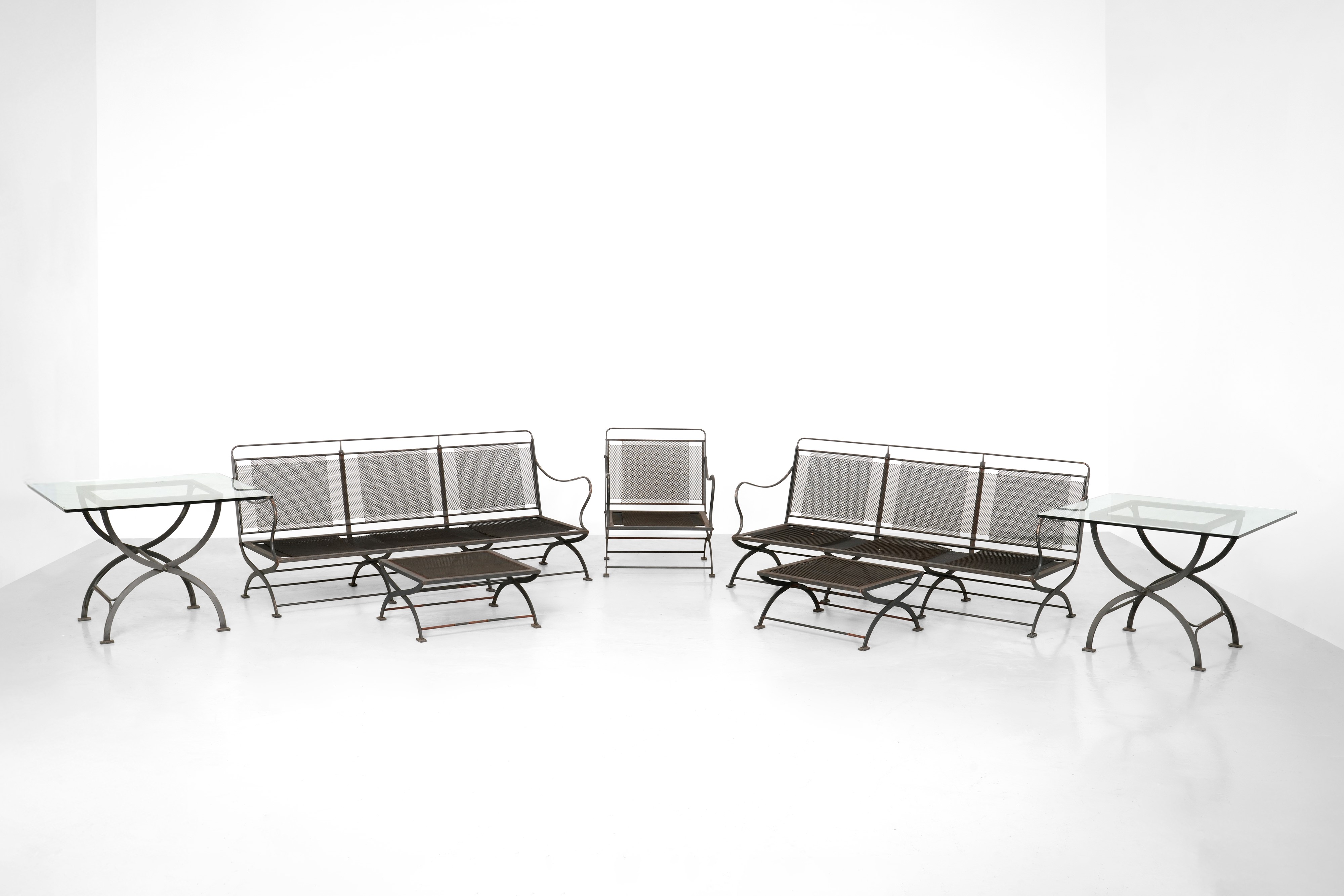 Luigi Caccia Dominioni - Set da giardino serie Nonaro, 1963
