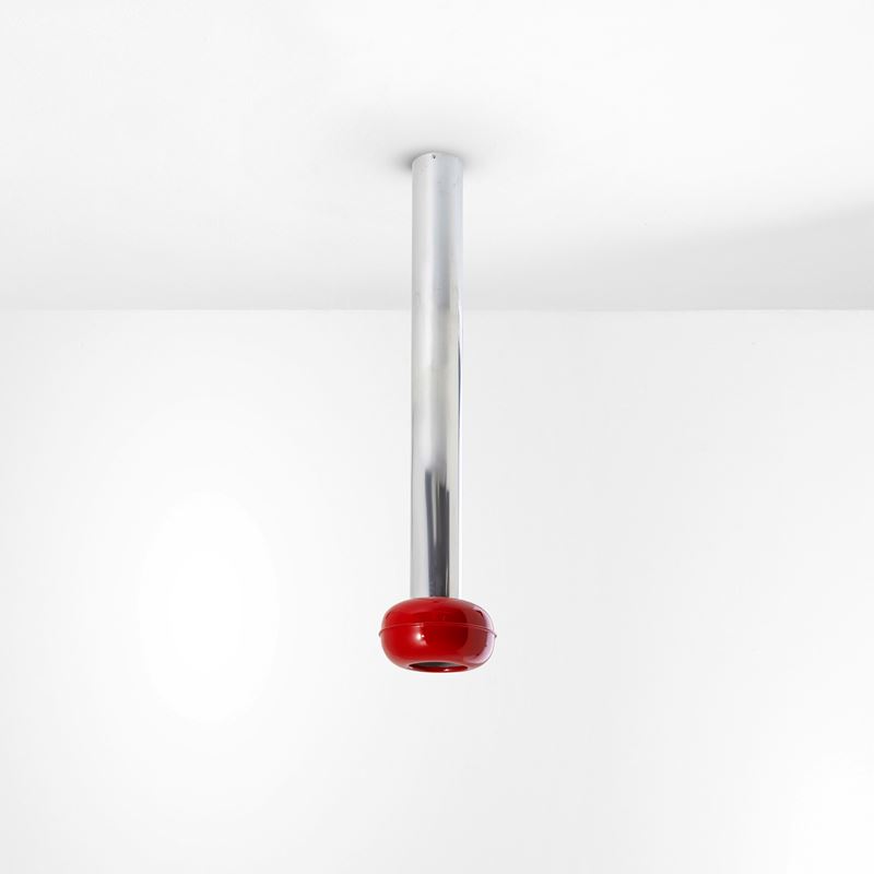 Ettore Sottsass : Lampada a sospensione mod. Manifesto   - Asta Design 200 - Cambi Casa d'Aste
