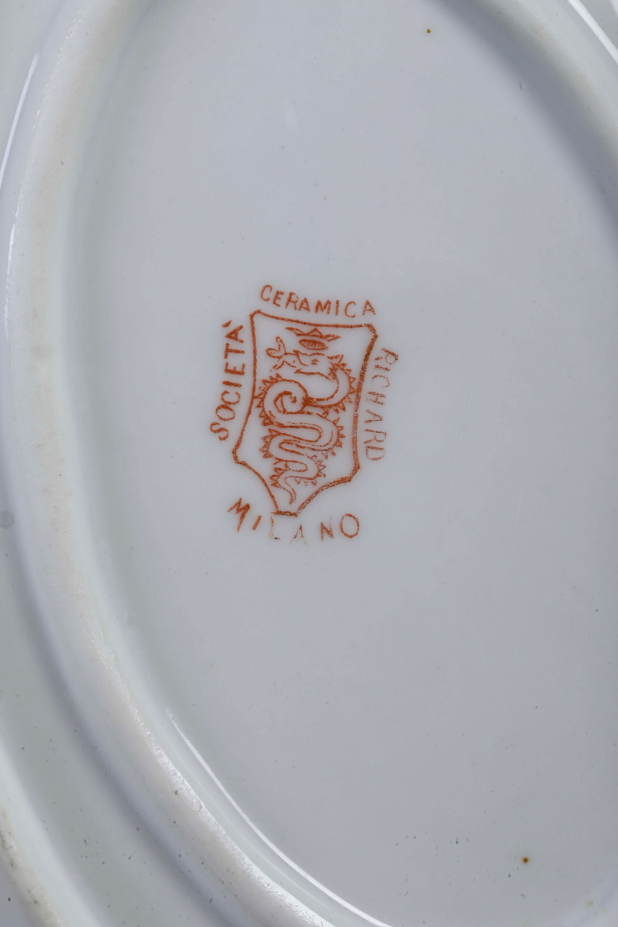 Servizio da Tavola. Milano, Società Ceramica Richard, Fine del XIX Secolo.