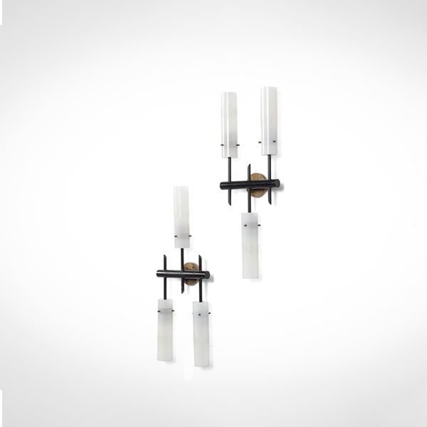 Angelo Lelii - Due lampade a parete