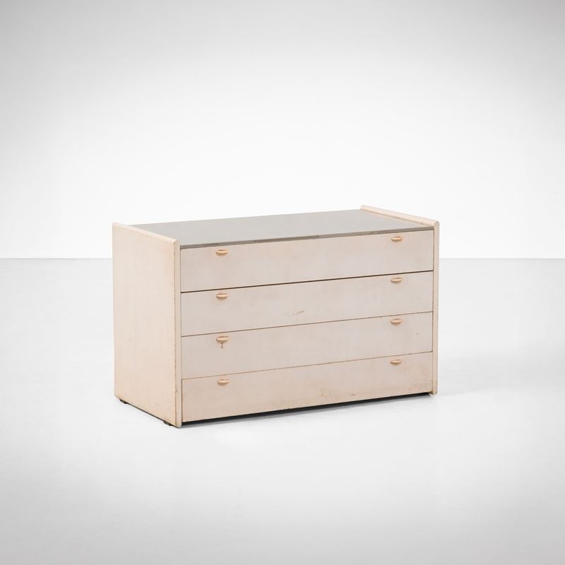 Marco Zanuso : Piccola cassettiera mod. Programma E6  - Asta Arredi del XX secolo - Cambi Casa d'Aste