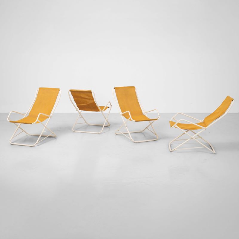 Quattro sdraie  - Asta Arredi del XX secolo - Cambi Casa d'Aste