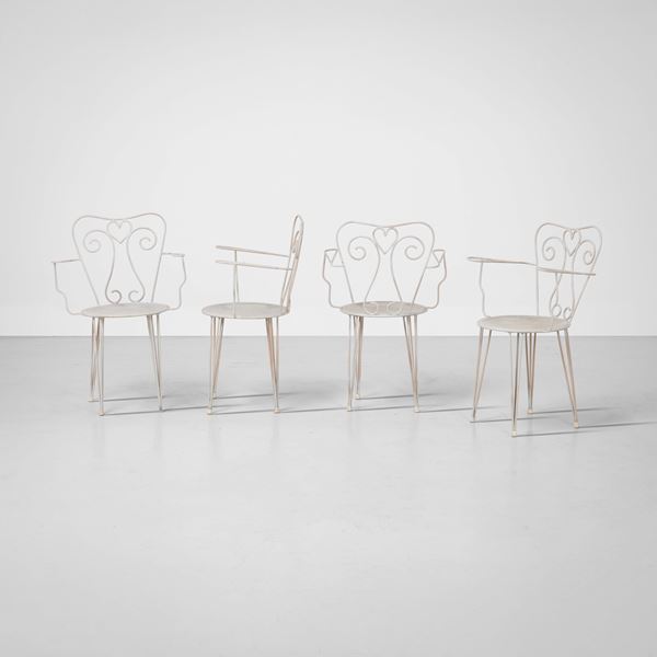 Quattro poltrone da giardino