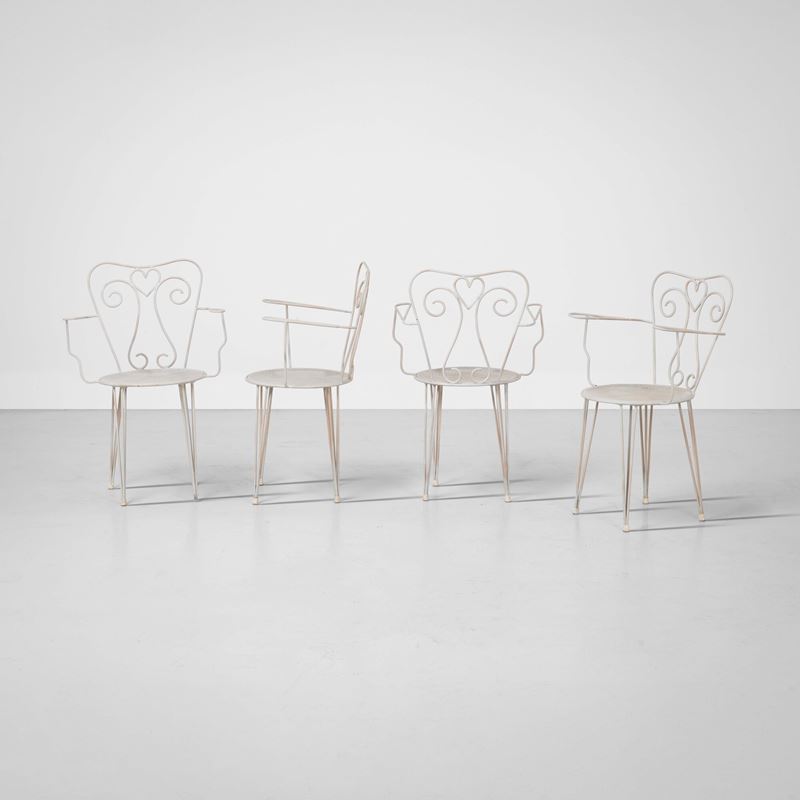 Quattro poltrone da giardino  - Auction 20th-century furniture - Cambi Casa d'Aste