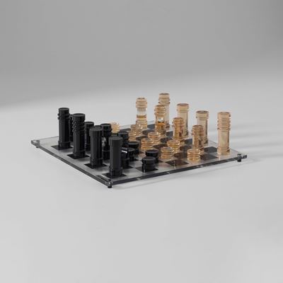 Scacchiera in plexiglas