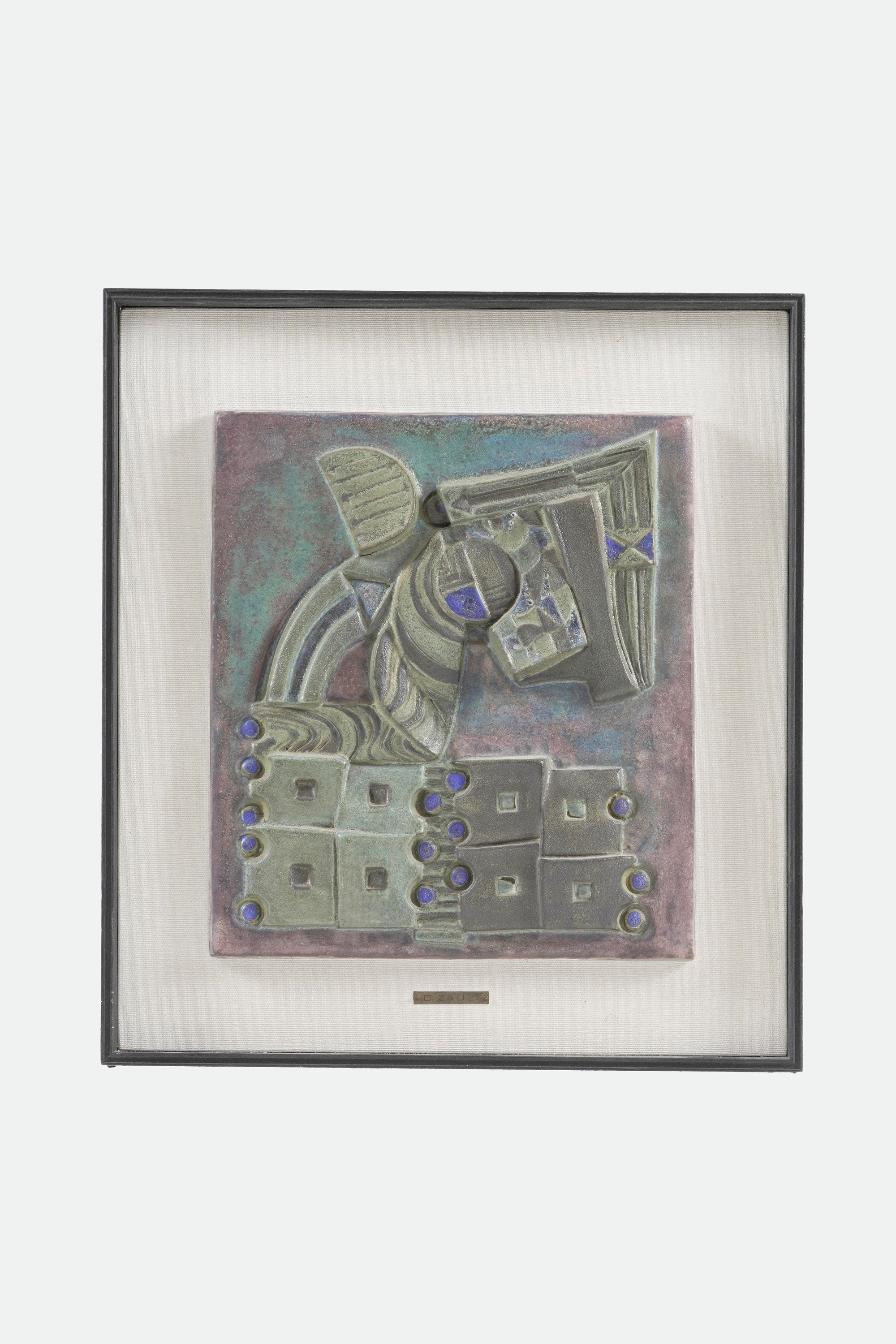Carlo Zauli - Bassorilievo in ceramica smaltata