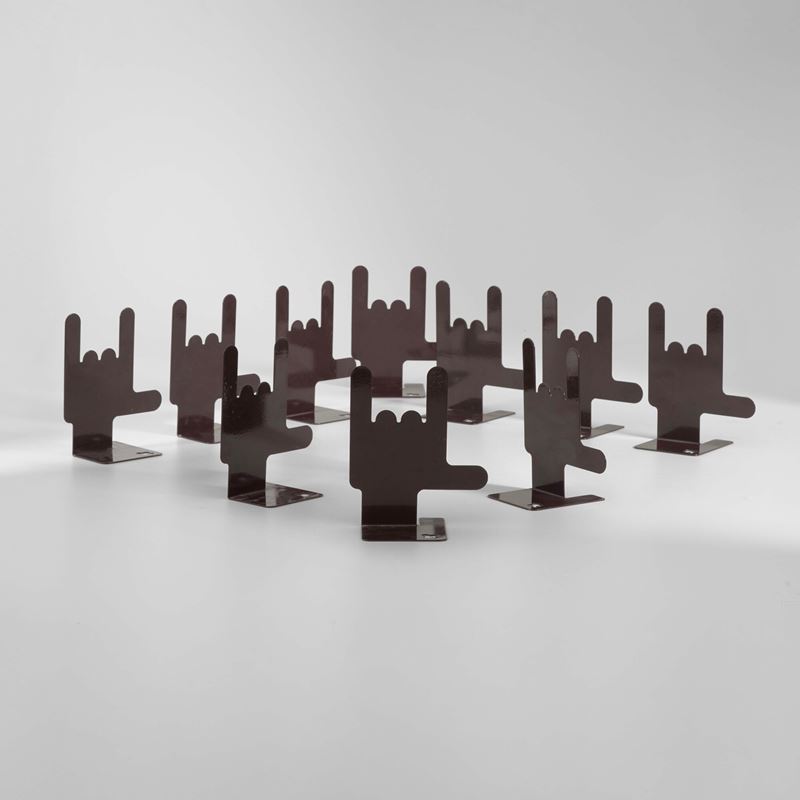 Dieci fermalibri  - Asta Arredi del XX secolo - Cambi Casa d'Aste