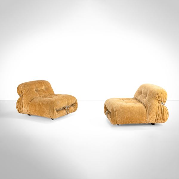 Afra e Tobia Scarpa - Due poltrone mod. Soriana