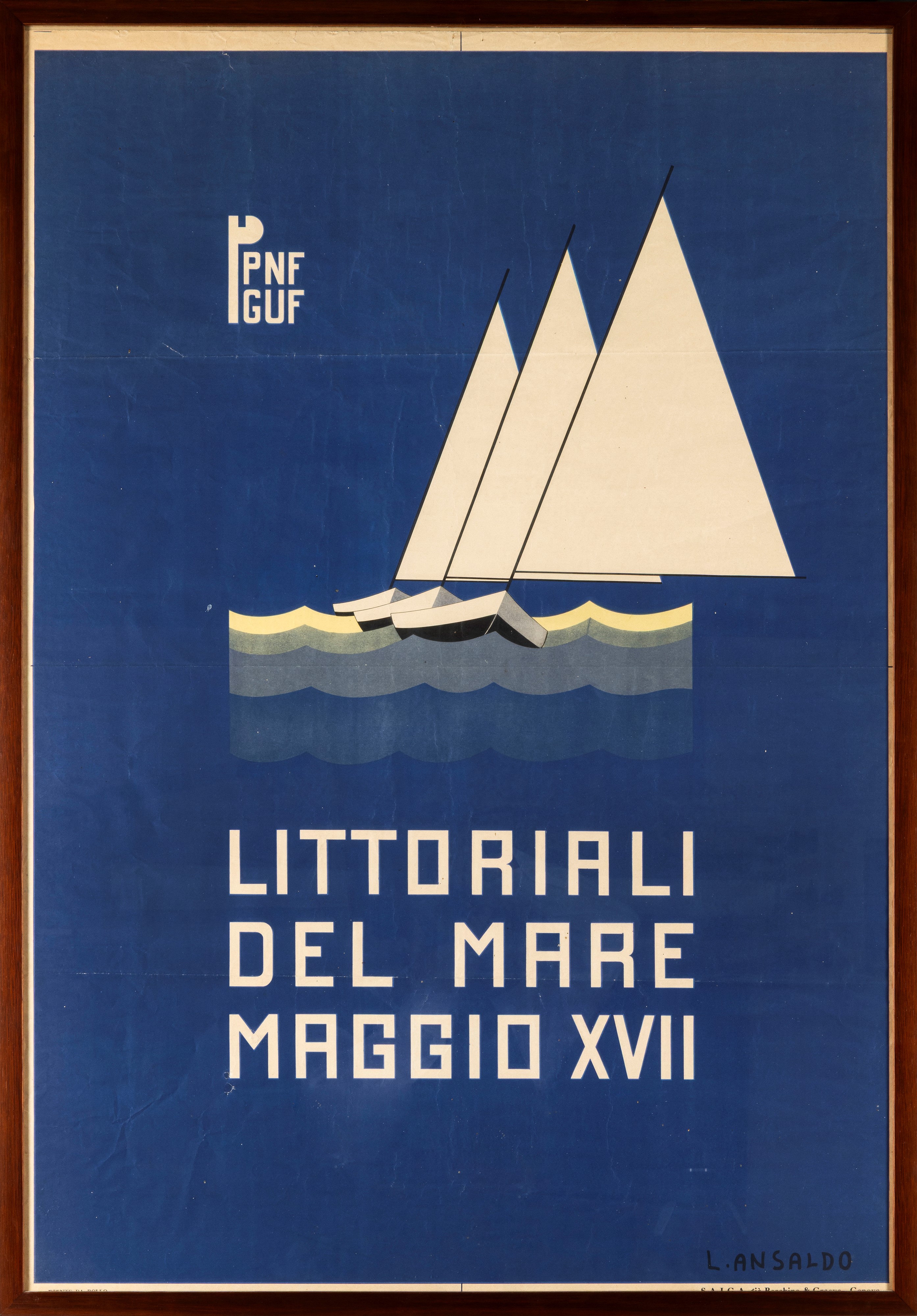 L.ansaldo - Littoriali del Mare Maggio XVII