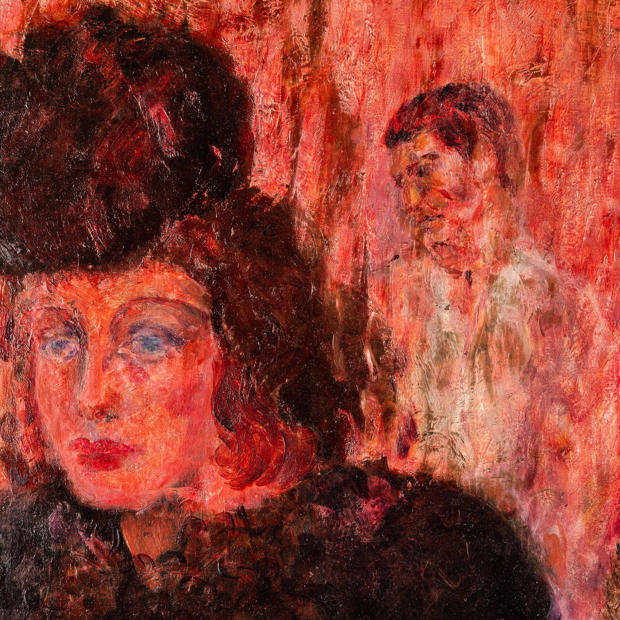 Aligi Sassu - Donne al caffè, olio su tela, 1940