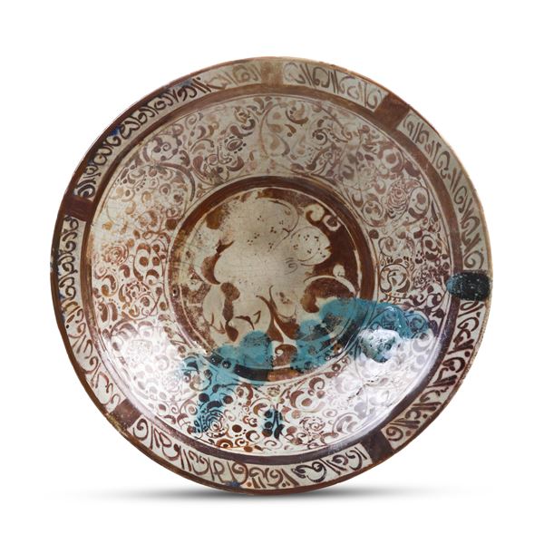 Piatto Persia (Iran), forse Rayy, fine XII - inizio XIII secolo 