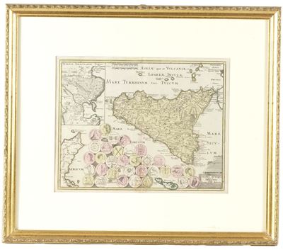 Weigel, Christoph (1654-1725), Sicilia Antiqua quae est Trinacria dicta, incisione calcografica p...