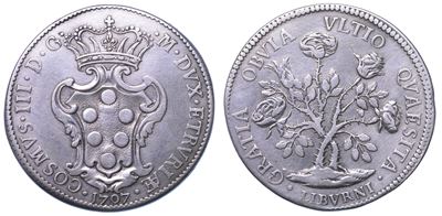 Cosimo III de' Medici, Pezza della Rosa (1707)
