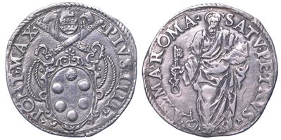 Stato Pontificio, Pio IV (1559-1565) - Giulio, Roma