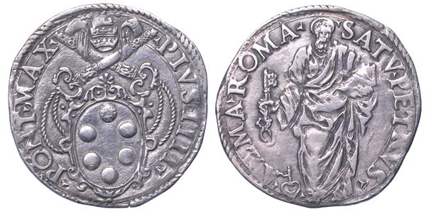 STATO PONTIFICIO. PIO IV, 1559-1565. Giulio. Roma.