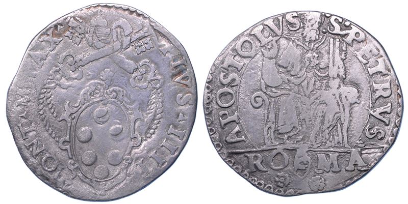 STATO PONTIFICIO. PIO IV, 1559-1565. Testone. Roma.  - Auction Light Numismatics - Cambi Casa d'Aste