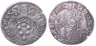 Stato Pontificio, Pio IV, 1559-1565. Giulio. Roma