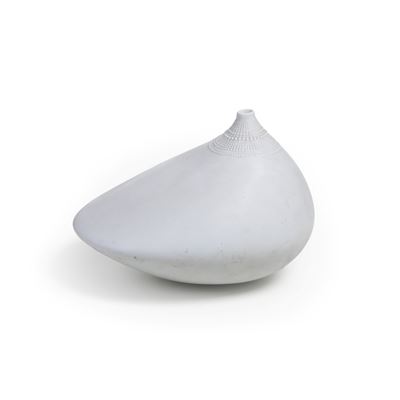 Tapio Wirkkala, Vaso 'Pollo', porcellana biscuit, Germania, 1962