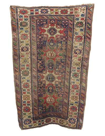 Tappeto Shirvan Lesghi, Caucaso, fine XIX secolo, cm 178 x 121