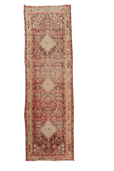 Passatoia Malayer, Persia, inizio XX secolo, cm 307x96