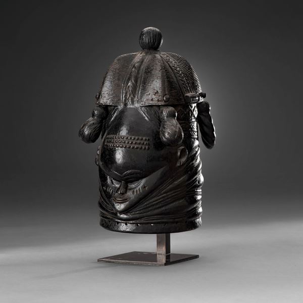Mende, Sande female society, Sierra Leone Helmet mask