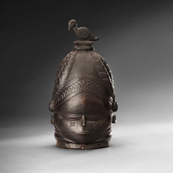 Mende, Sande female society, Sierra Leone Helmet mask
