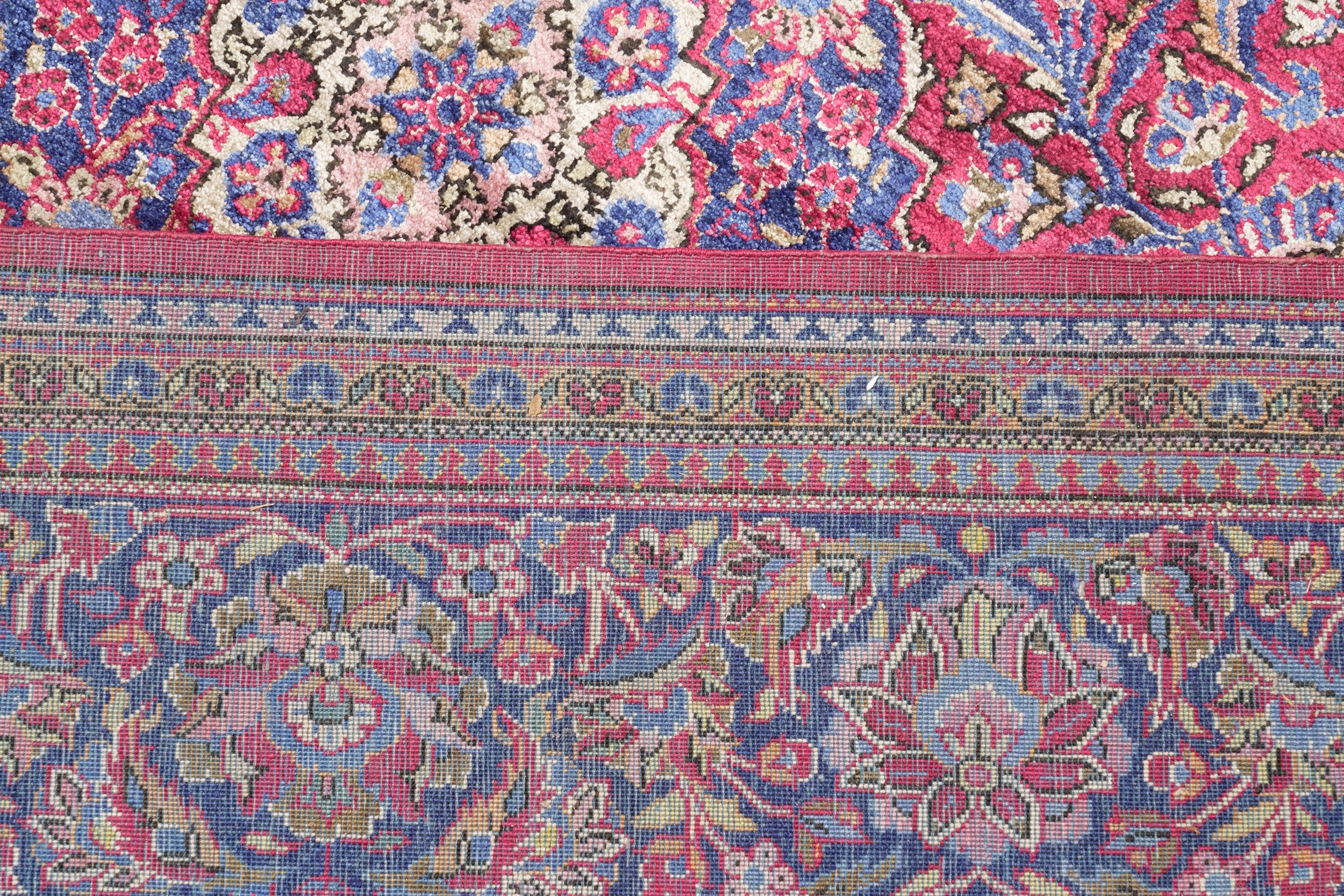 Tappeto Kashan, Persia, inizio XX secolo, seta, cm 213x130