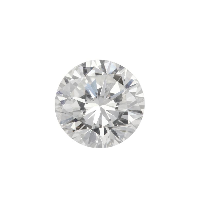 Brilliant-cut diamond weighing 3.05 carats, color I, clarity VS1, fluorescence none. Gemmological Report R.A.G. Torino n. DV25136  - Auction Fine Jewellery - Cambi Casa d'Aste