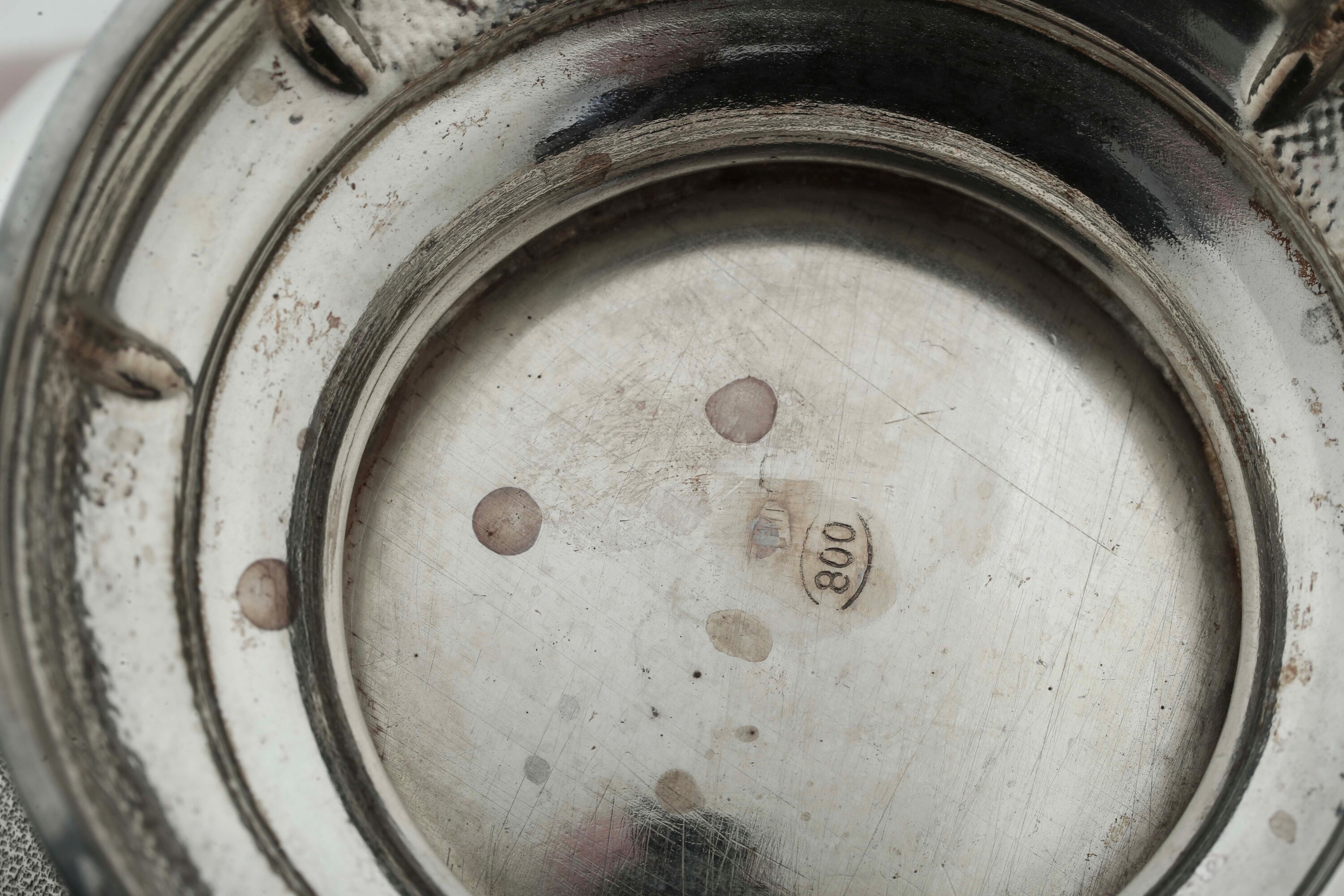 Servizio da Tè e Caffè. Argenteria Milanese del XX Secolo, Bollo con Fascio Littorio in Uso dal 1...