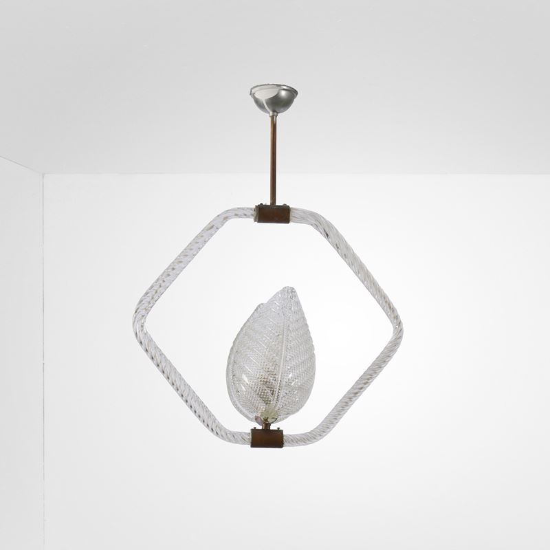 Lampada a sospensione  - Asta Arredi del XX secolo - Cambi Casa d'Aste