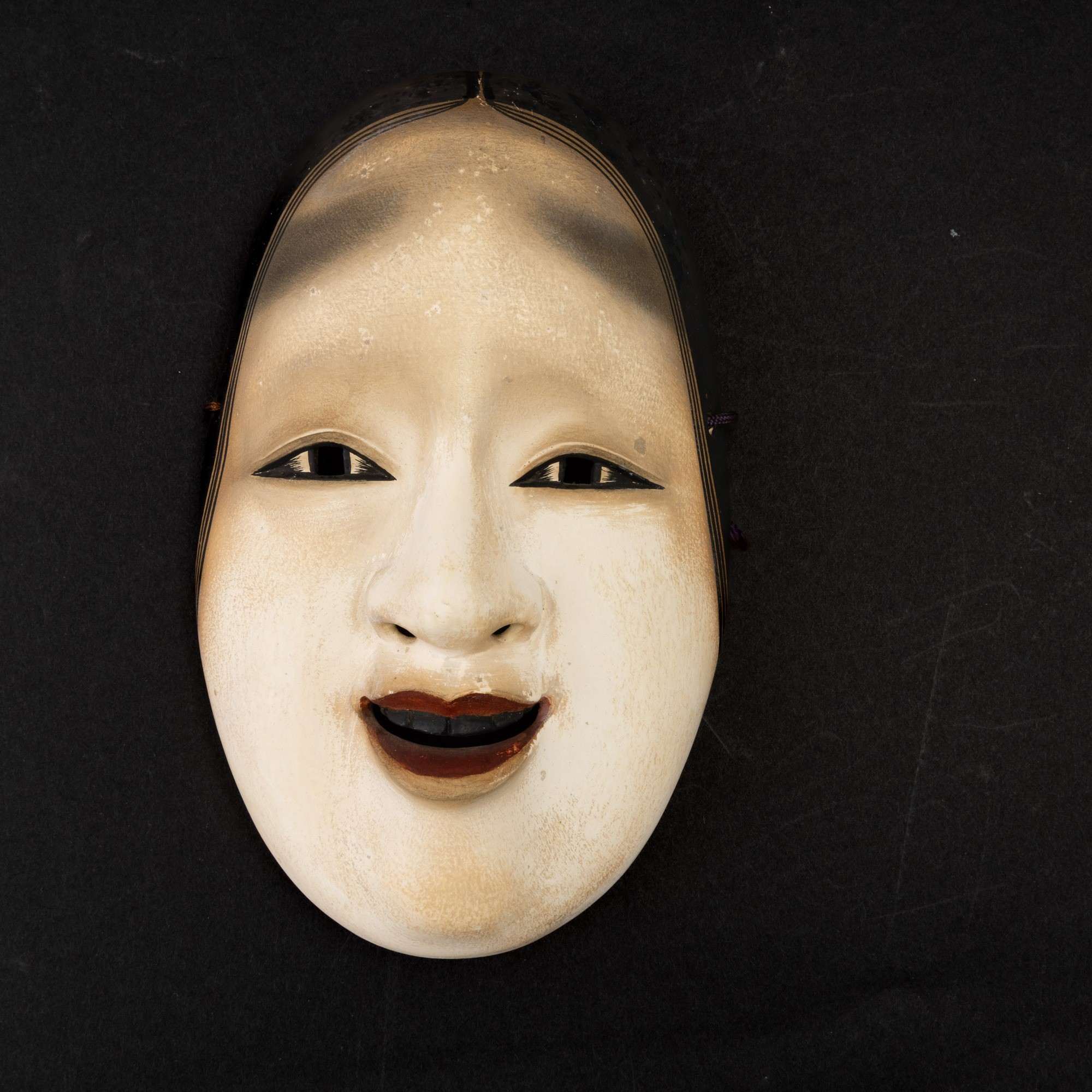 Maschera Noh, Giappone, XIX secolo, legno policromo