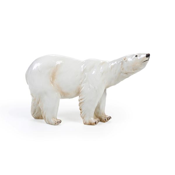 Orso polare. Milano, Manifattura Cacciapuoti, metà circa del XX secolo.