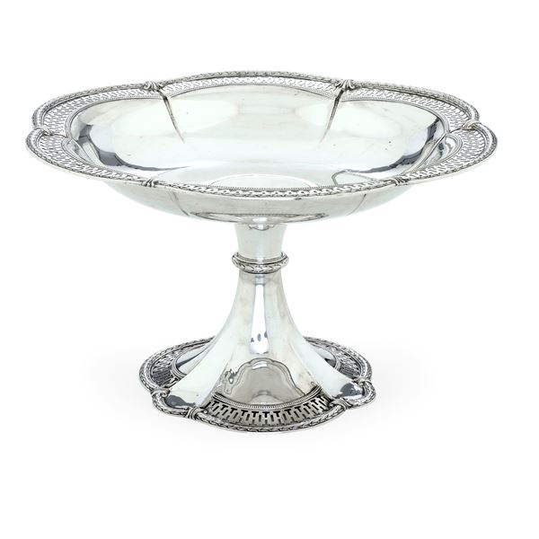 Alzata. Argenteria italiana della prima metà del XX secolo