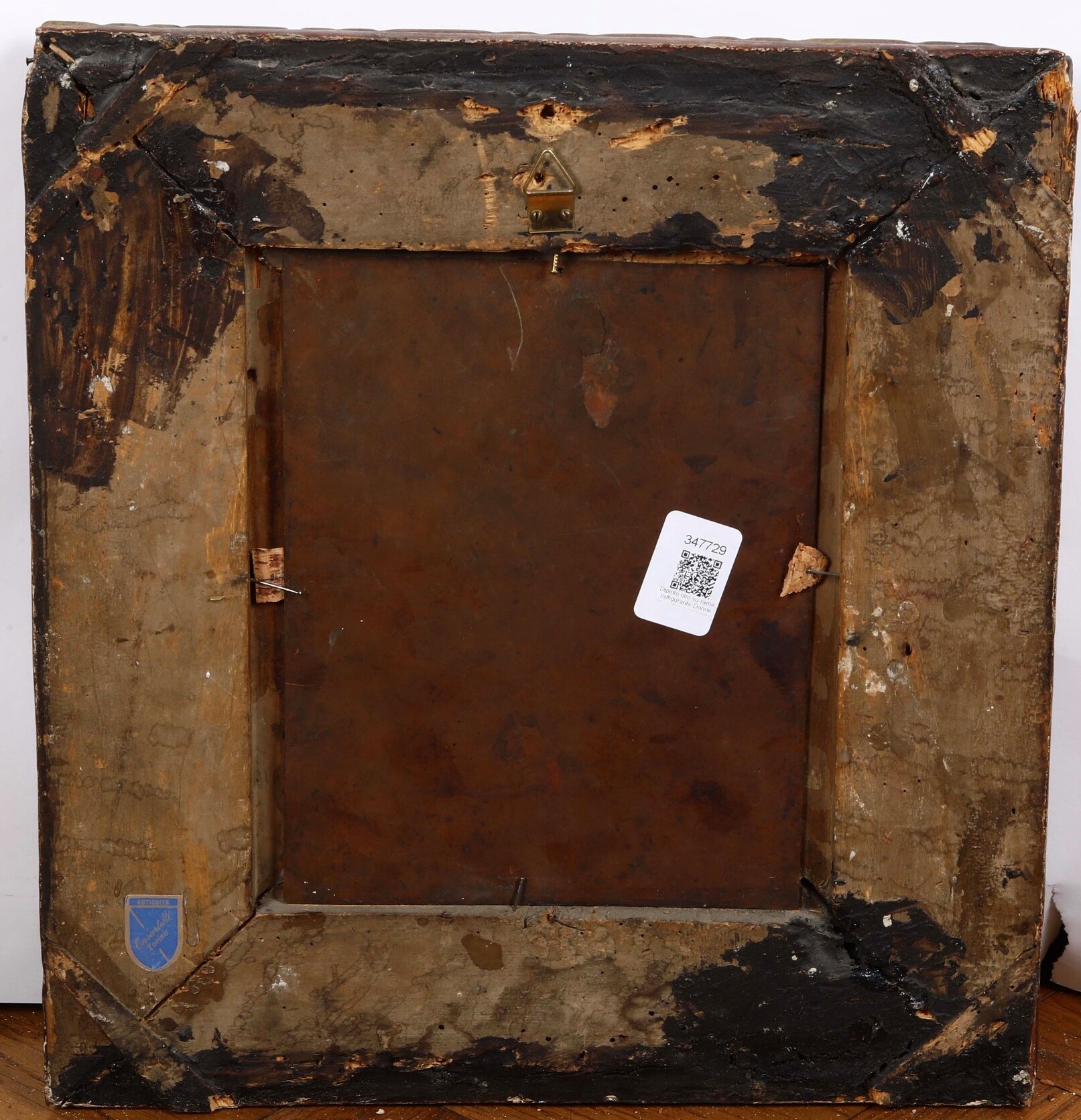 Scuola del XVII secolo Ritratto di gentildonna con veste rossa e collana di perle